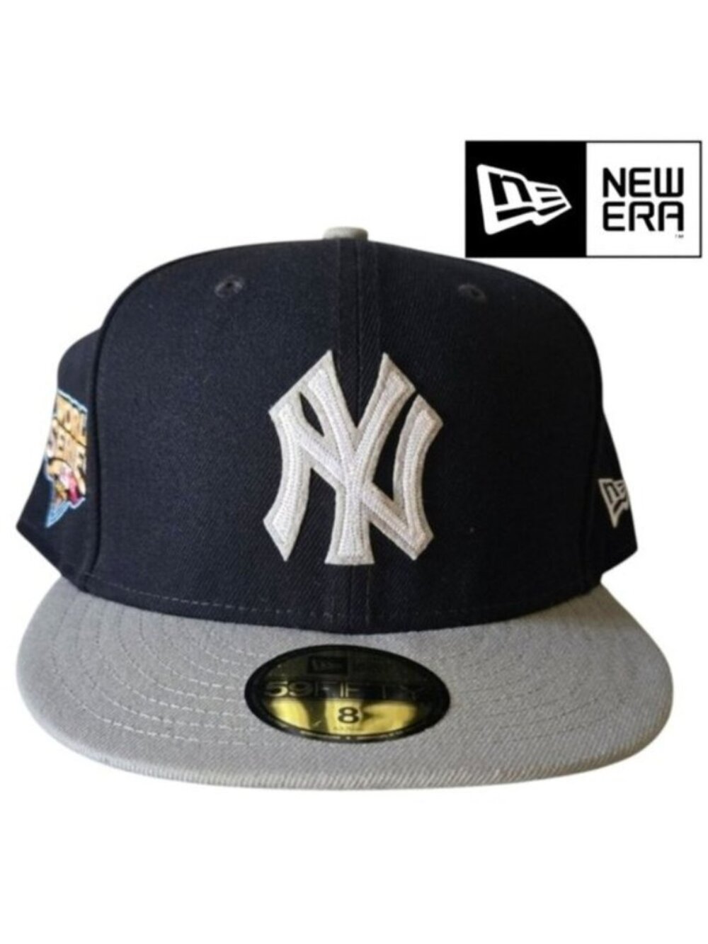 New Era 59Fifty New York Yankees 27X World Series Champions Fitted  size 8 Navy
